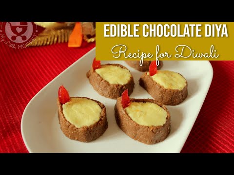 Edible Chocolate Diya Recipe for Diwali
