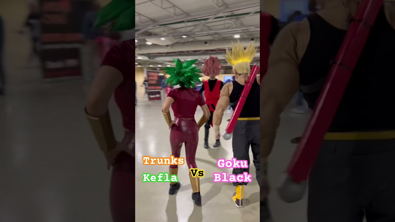 Trunks y Kefla vs Goku Black 🔥 #gokublack #dragonball #dragonballsuper #dragonballcosplay #trunks