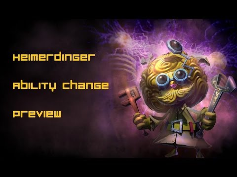 League of Legends -  Heimerdinger Ability Rework (Pre-release)