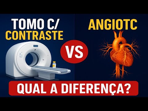 Diferença da Tomografia c/ contraste e AngioTC