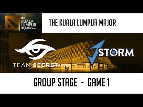 Team Secret vs J.Storm (Game 1) | The Kuala Lumpur Major [Group A][Opening Matches]