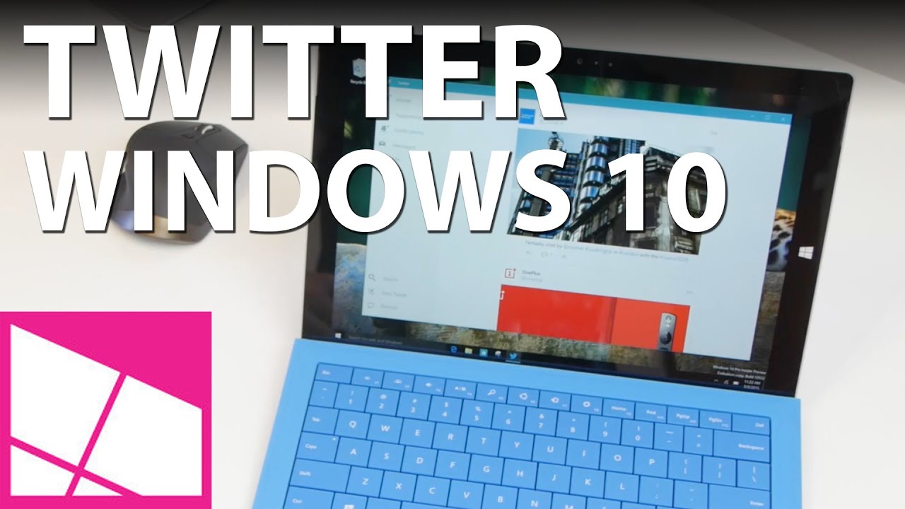 Twitter 4.1 update for Windows 10 - YouTube