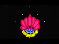 Beautiful Lotus Rangoli with 5-1 dots | Easy Flower Rangoli || dots Kolam | Colour Rangoli kolam