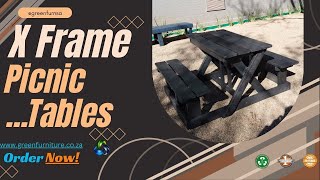 Built Tough, Styled Smart 💪 The X Frame Picnic Set You’ll Love!  | GreenFurniture ♻️