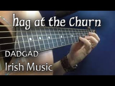 Hag at the Churn - Irish Guitar - DADGAD Fingerstyle Double Jig