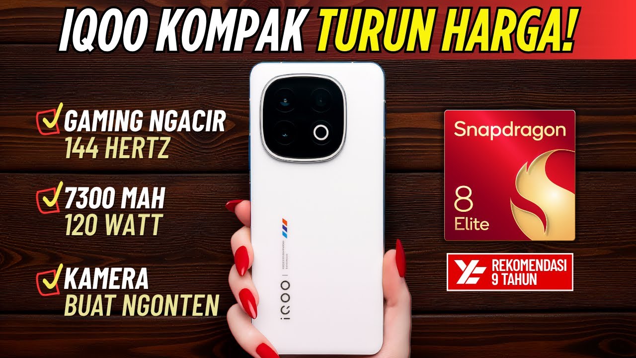 Pesta Diskon‼️ 5 HP iQOO TURUN HARGA TERDALAM OKTOBER 2025