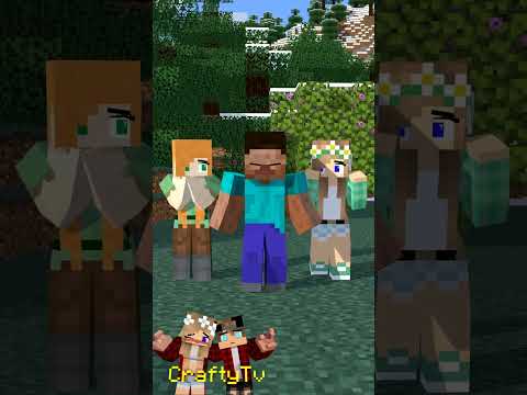 Steve Save Alex And Friend #shorts #minecraft #animation