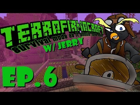 TerraFirmaCraft Introduction w/ Jerry - Episode 6 - Tempting Fate (and charcoal)