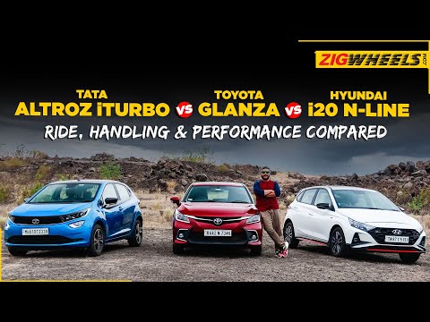 Hyundai i20 N-Line vs Toyota Glanza vs Tata Altroz iTurbo | Handy Hatch Shootout | ZigWheels.com