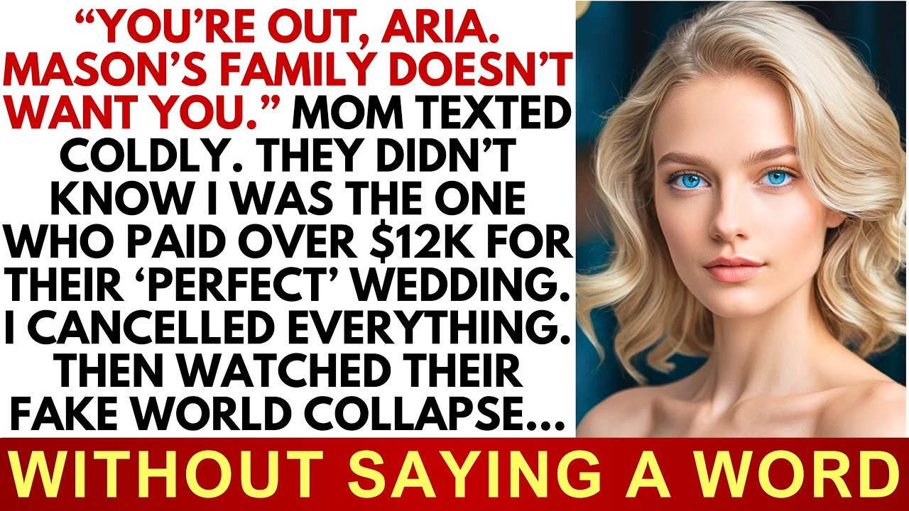 “You’re Out!” My Mom Said After I Paid $12K For Their Wedding — I Crashed It All