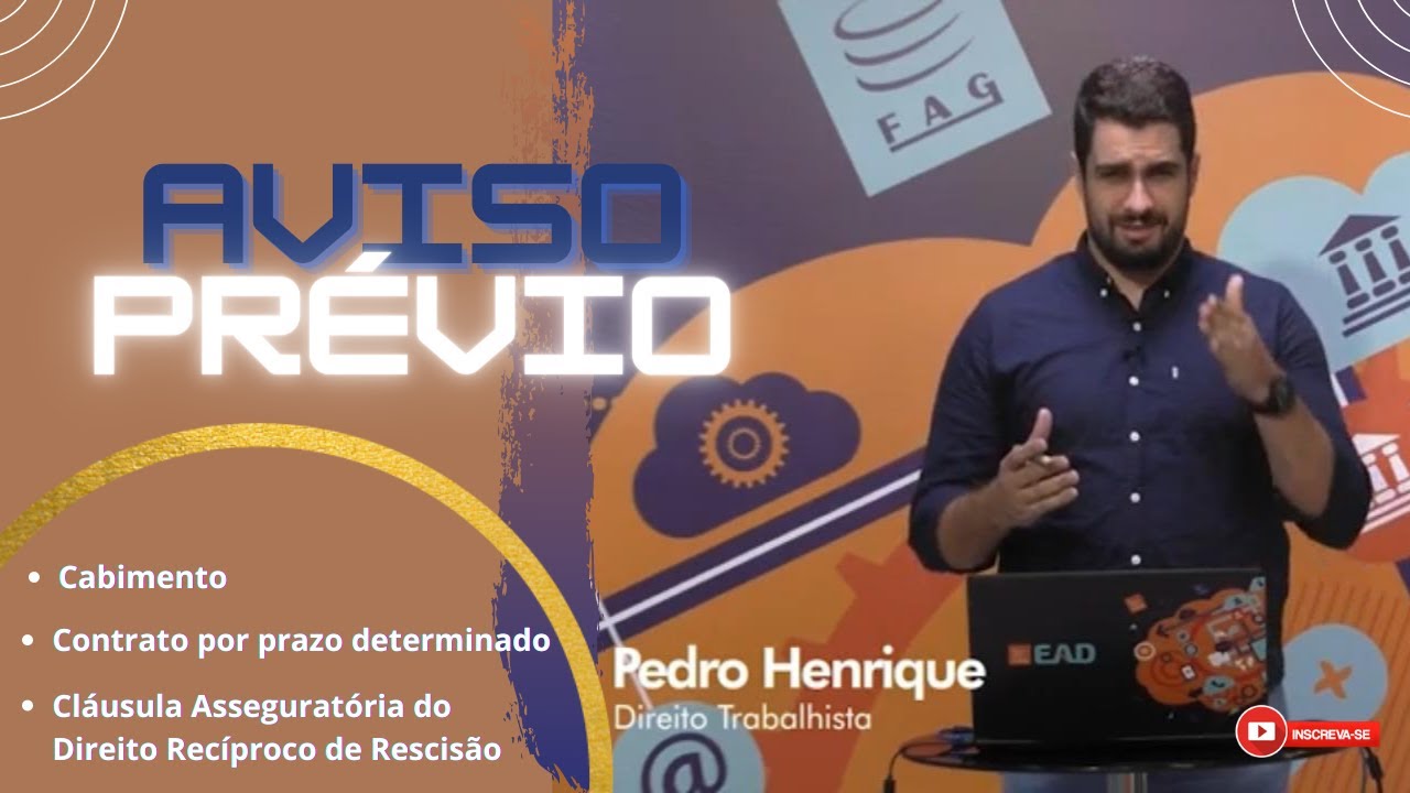 AVISO PRÉVIO Contrato por Prazo Determinado CLÁUSULA ASSEGURATÓRIA do Direito recíproco de rescisão