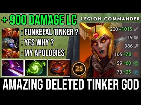 OMG + 900 Damage Midlane LC Non-Stop Dueling Deleted Funkefal Tinker God | Late Game Boss Dota 2