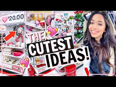 VALENTINE'S DAY DECOR IDEAS! 3 STORES SHOP WITH ME! Alexandra Beuter Video