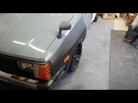 Raptor coating widebody overfenders.