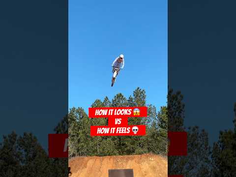 Dirt bike rider attempts 190° backwards whip!! 💀