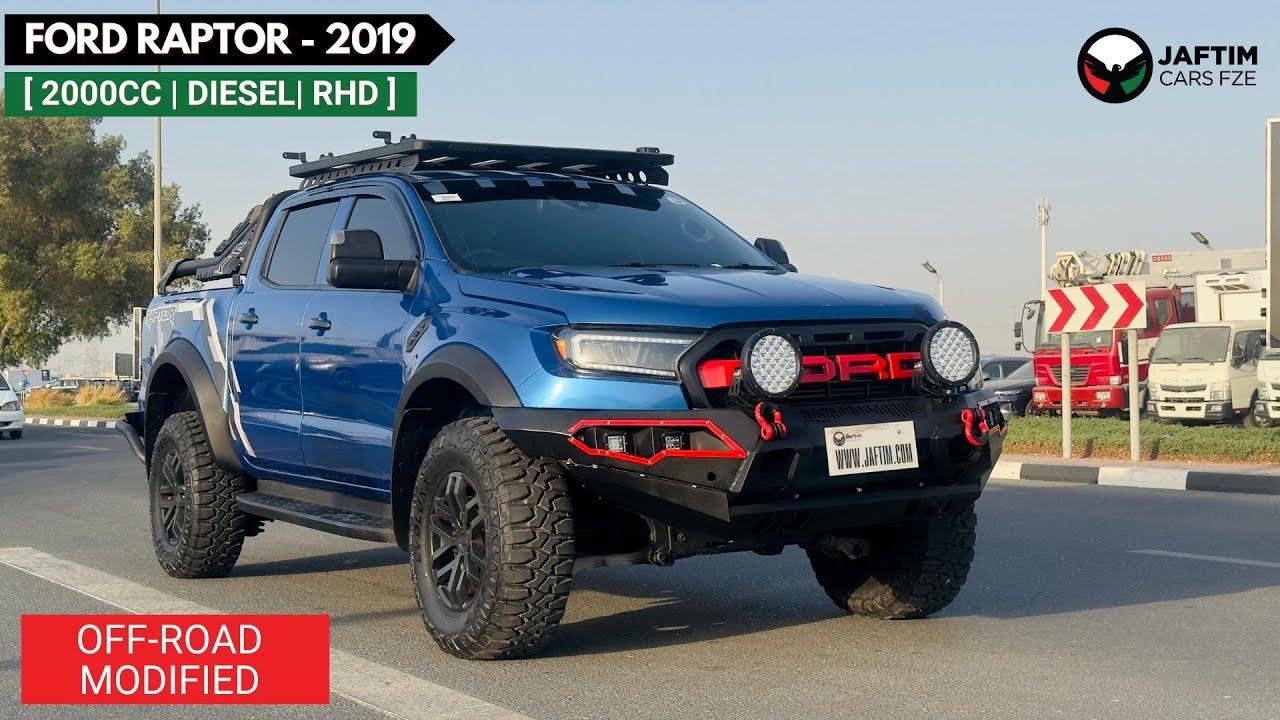 Ford Ranger Raptor CUSTOMIZED RAPTOR | RHD | 2019 | AUTO TRANSMISSION | 2000CC DIESEL | LEATHER & ELECTRIC SEATS | DARK video