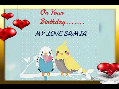 SAMIA SOHAIL BIRTHDAY 1.10.1985
