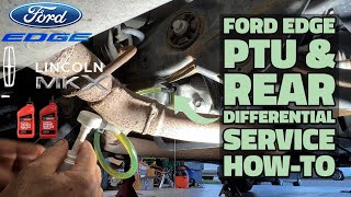 Ford Edge/Lincoln MKX PTU & Rear Differential Service How-To