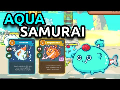 Aqua Samurai META Build - High Damage Combo | Axie Infinity