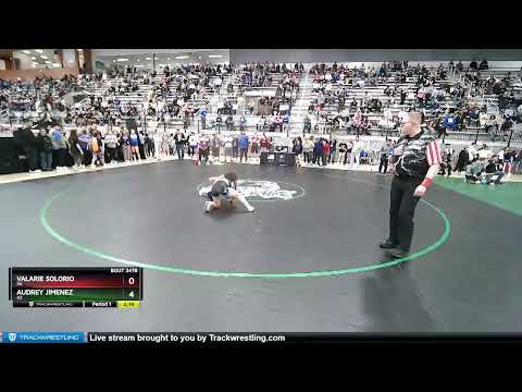 50 Lbs Champ. Round 3 - Valarie Solorio, PA Vs Audrey Jimenez, AZ Ba80