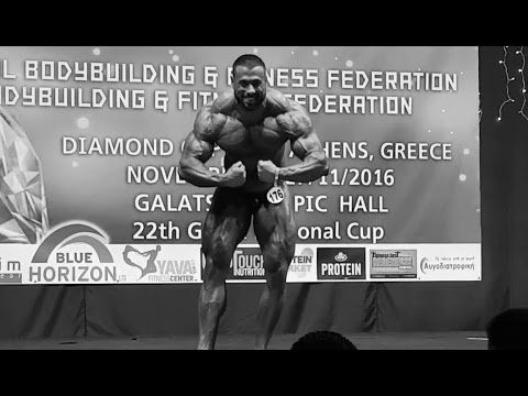 Greek bodybuilder Giorgos Mourkos | IFBB Diamond Cup Athens 2016
