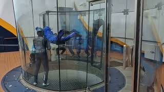 Simulated SkyDiving on Anthem of the Seas