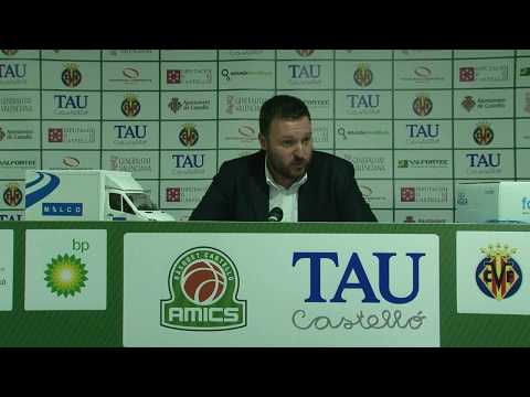 RP de Toni Ten tras el TAU Castelló - Club Melilla Baloncesto (4º partido de los Play-Off)