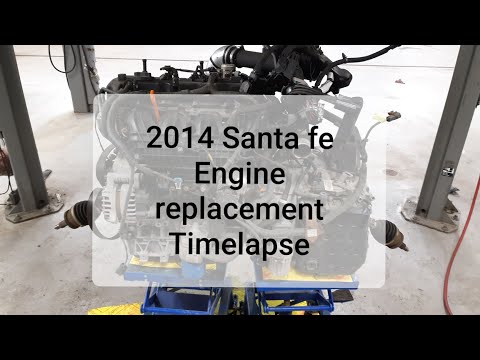 2014 Santa fe Engine replacement
