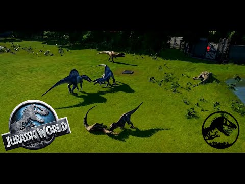 Battle Royale - 50 Dinosaurs FIGHT to DEATH - Jurassic World Evolution