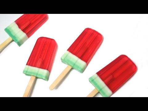 超可愛西瓜冰棒香皂自己做 (DIY: Watermelon Popsicle Soap)