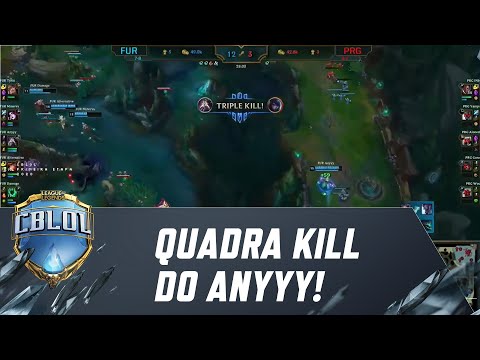 CBLoL 2020: 1ª Etapa - FUR x PRG | Quadra kill do Anyyy!