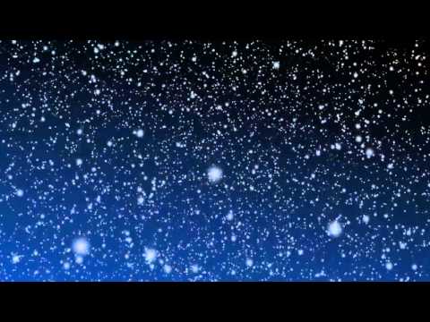 [10 Hours] Snow Falling Video & Audio BLUE B/G [HD] SlowTV