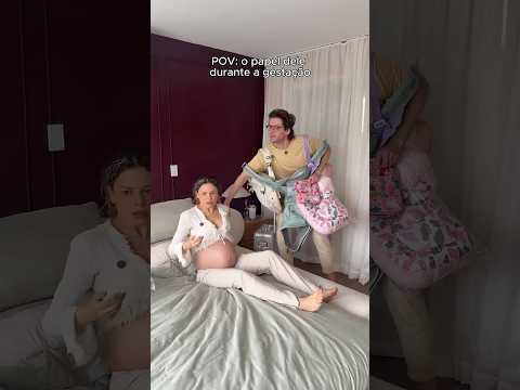 POV: o papel dele durante a gestação @larissagloor #shorts