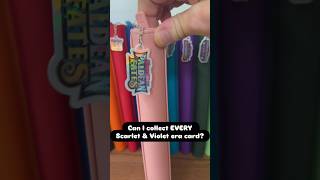 Collecting EVERY Scarlet & Violet card! Adding #Scyther from #PaldeanFates #masterset #Pokémon