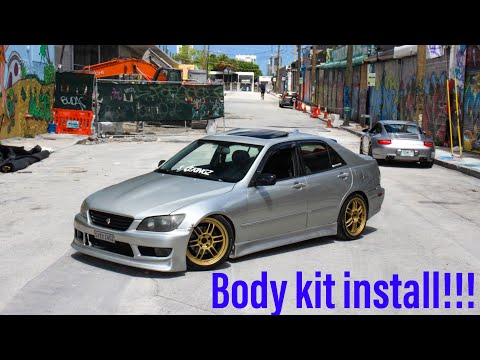Lexus IS300 Gets A New Face Lift!!! Vertex Body Kit Install!!!!!!