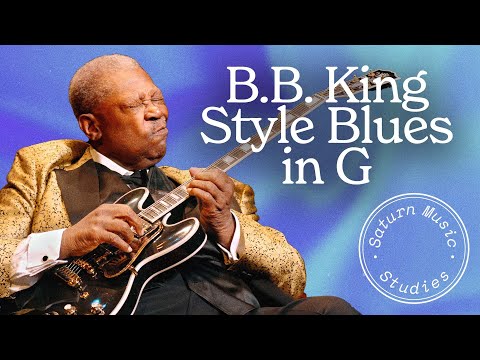 B.B. King Style Blues - Guitar Jam Track in G