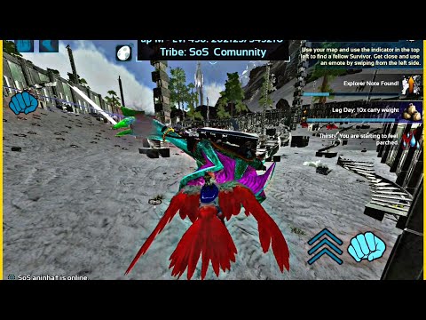 Ark Mobile - One Tribe Vs Two Tribe - Insane Pvp