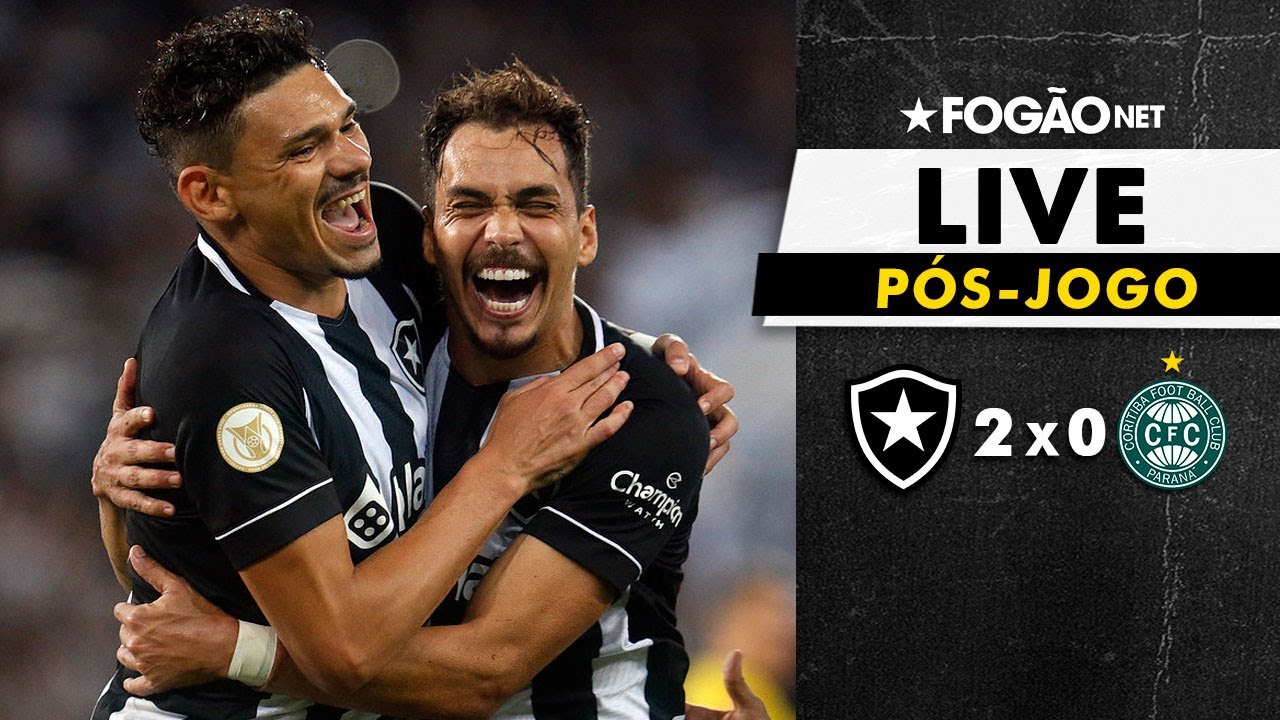 LIVE | Pós-jogo da importantíssima vitória do Botafogo sobre o Coritiba no Nilton Santos