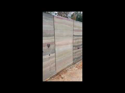 Finished DIY Rammed Concrete 500 sqft Cabin