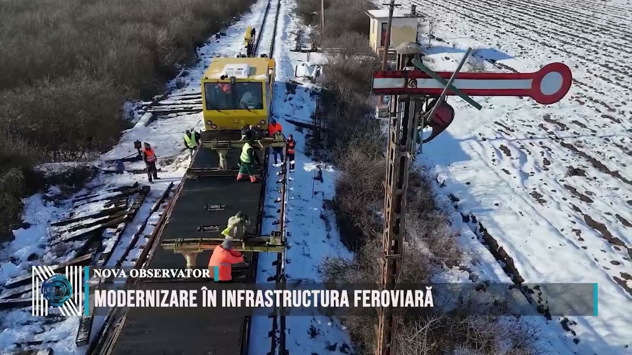 Modernizare în infrastructura feroviară