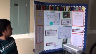Pranav's 3rd grade Science fair project (Hydro Electricity)