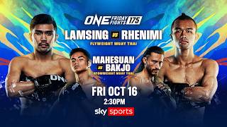 ONE Friday Fights 175 Lamsing vs Rhenimi