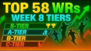 Top 50 WR Rankings & Tiers (Week 8)