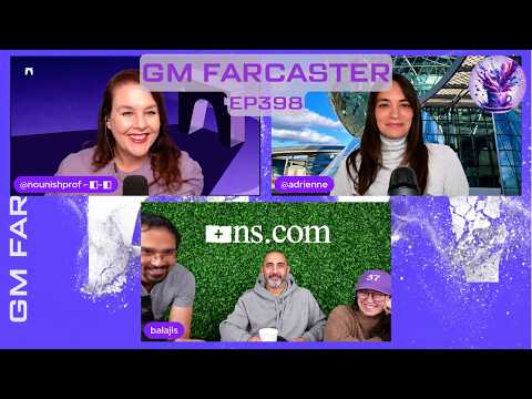 Surprise guest Balaji Srinivasan on Civility, Crypto, and the Network State: GM Farcaster ep398