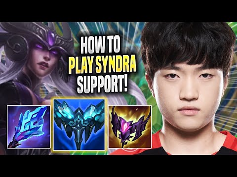 LEARN HOW TO PLAY SYNDRA SUPPORT LIKE A PRO! - T1 Keria Plays Syndra SUPPORT vs Braum! | Season 2022