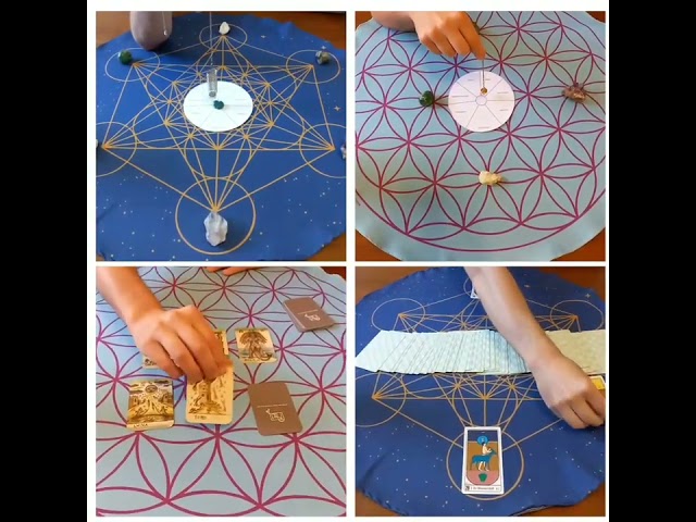 Vídeo relacionado con Garneck Mantel para Tarot y Astrología de Tela de Pelusa 49X49 CM Tapete Multifuncional para Lectura de Cartas Altar y Decoración Lavable y Ligero para Juegos y Adivinación
