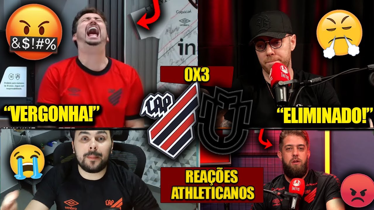 REAÇÕES dos ATHLETICANOS FURIOSOS com a ELIMINAÇÃO - ATHLETICO-PR 0X3 MARINGÁ [REACT PARANAENSE]