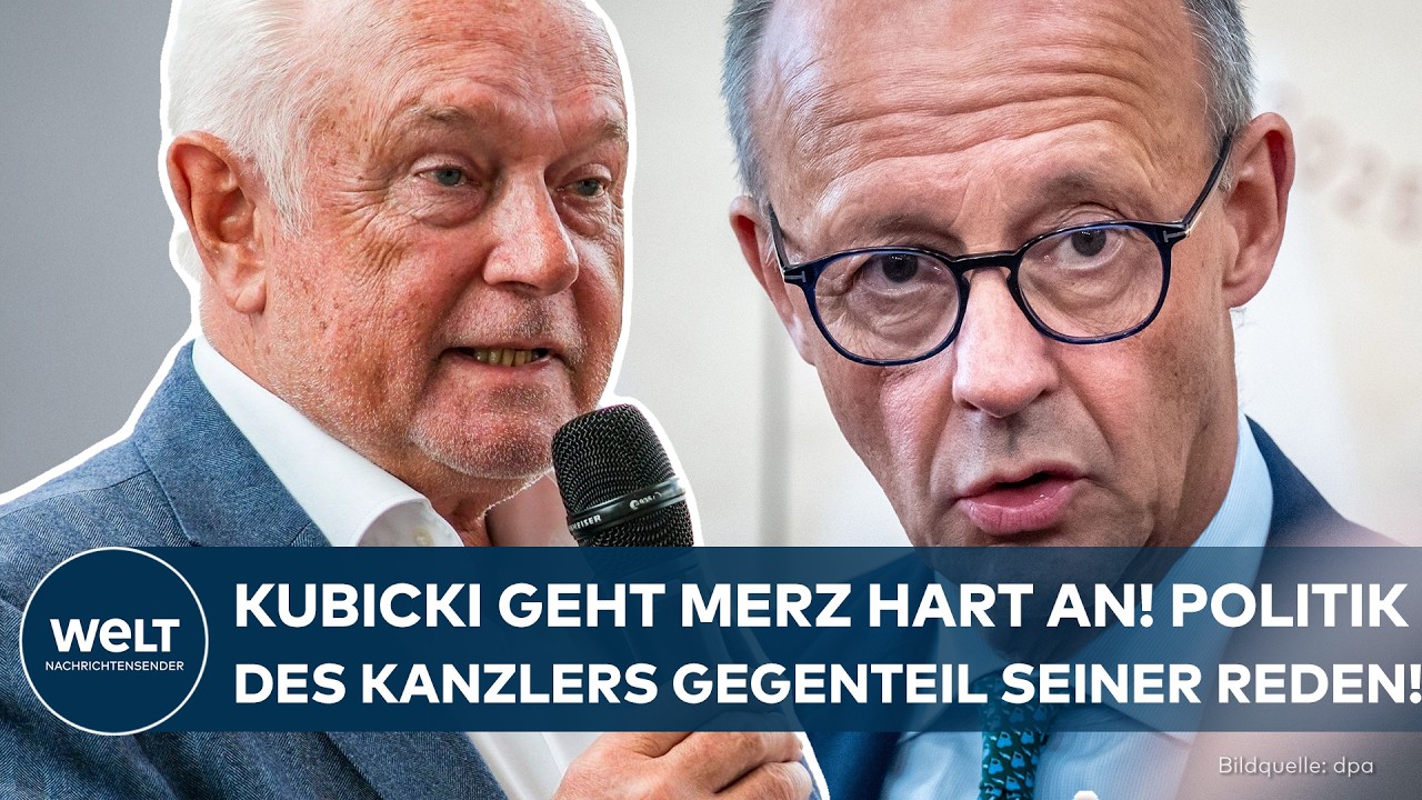 DEUTSCHLAND: Kubicki geht Merz hart an! Die Politik des Kanzlers sei Gegenteil seiner Reden!