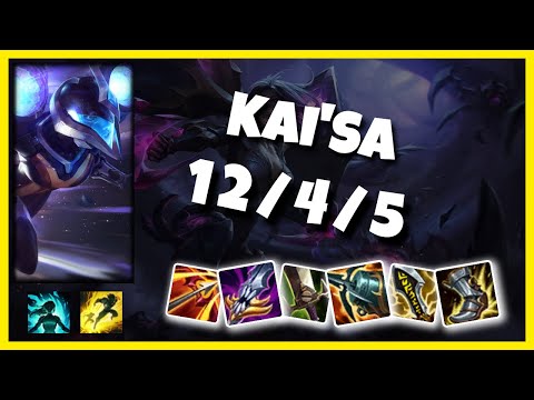 Kai'Sa vs Jhin EU Challenger BOT (12/4/5) - v10.24