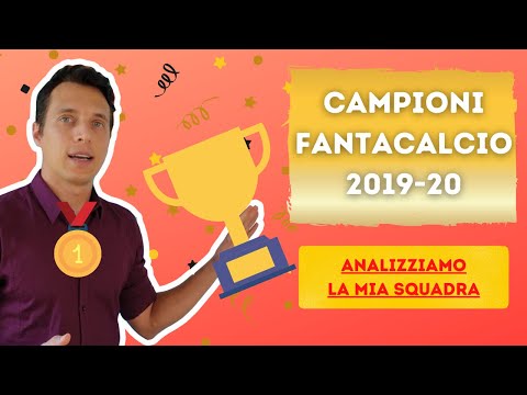 LA SQUADRA CON CUI HO VINTO IL FANTACALCIO 2019/20!